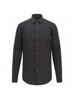 BOSS ΠΟΥΚΑΜΙΣΟ ΜΑΥΡΟ SLIM FIT