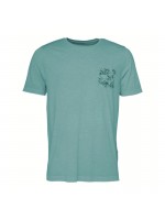 FYNCH HATTON T-SHIRT WITH POCKET OPEN GREEN