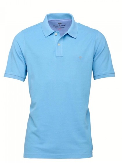 FYNCH HATTON POLO SHIRT LIGHT BLUE
