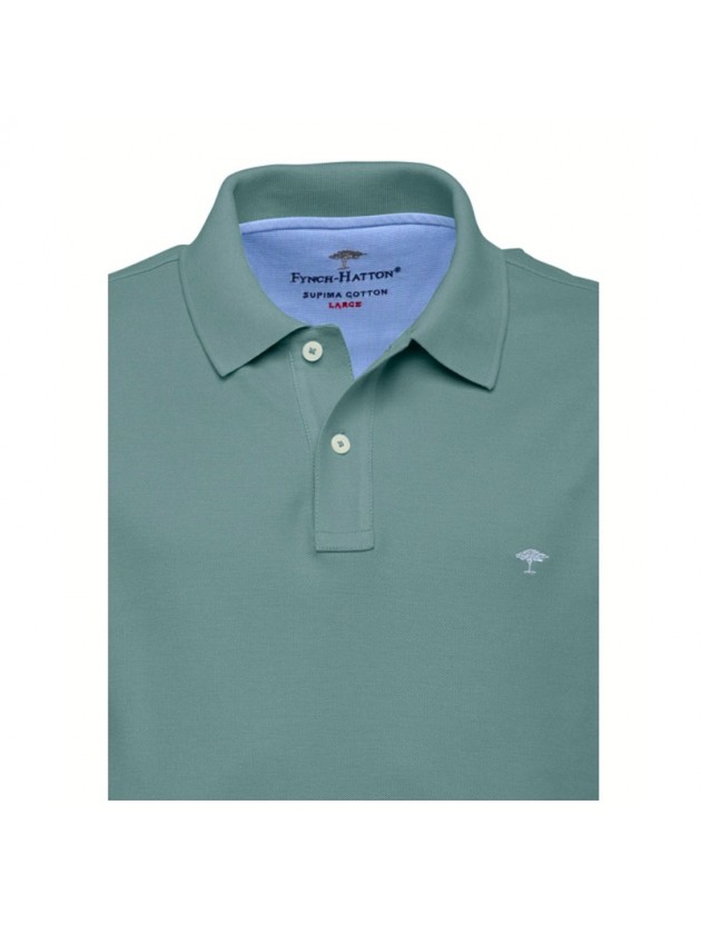 FYNCH HATTON POLO SHIRT OPEN GREEN