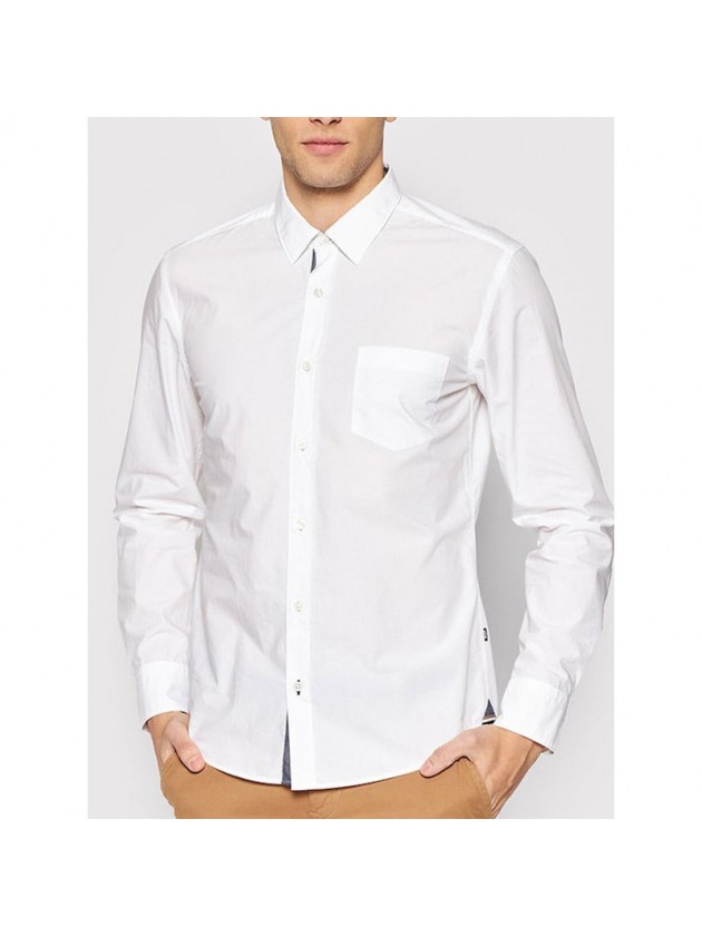 BOSS SHIRT WITH POCKET WHITE