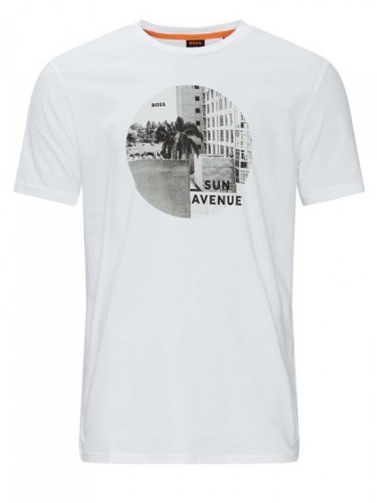 BOSS  T-SHIRT ΛΕΥΚΟ