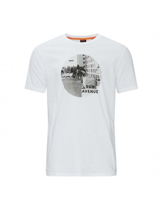 BOSS  T-SHIRT ΛΕΥΚΟ