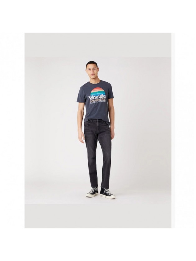 WRANGLER ΠΑΝΤΕΛΟΝΙ JEAN GREENSBORO ΜΑΥΡΟ