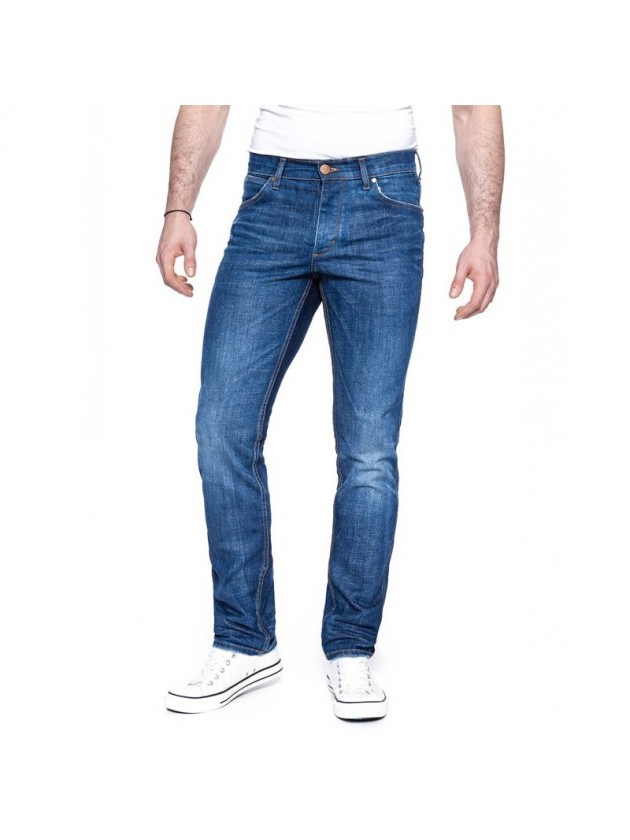 WRANGLER JEAN WITH BUTTONS GREENSBORO BLUE