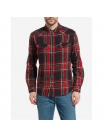 WRANGLER PLAID SHIRT RED