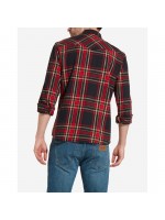 WRANGLER PLAID SHIRT RED