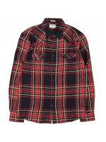 WRANGLER PLAID SHIRT RED