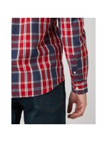 WRANGLER PLAID SHIRT RED BLUE