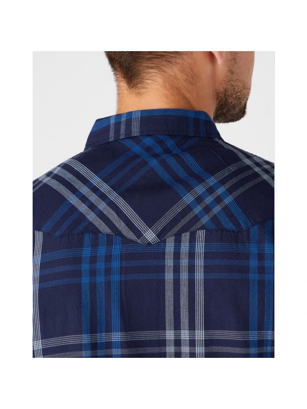 WRANGLER ΠΟΥΚΑΜΙΣΟ ΚΑΡΩ ΜΠΛΕ