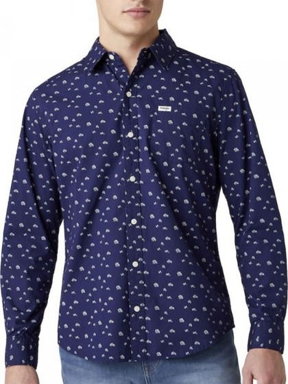 WRANGLER SHIRT BLUE