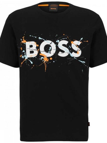 BOSS ΜΠΛΟΥΖΑ ΜΕ ΣΤΑΜΠΑ ΜΑΥΡΗ
