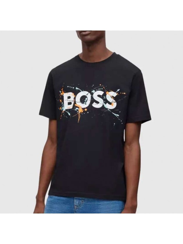 BOSS ΜΠΛΟΥΖΑ ΜΕ ΣΤΑΜΠΑ ΜΑΥΡΗ