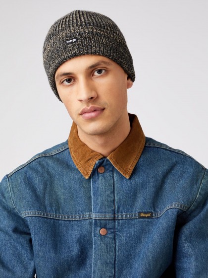 WRANGLER ΣΚΟΥΦΟΣ ΜΟΝΟΧΡΩΜΟΣ ΜΑΥΡΟ ΓΚΡΙ
