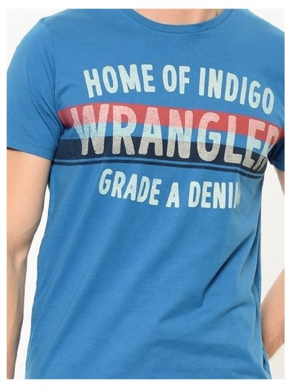 WRANGLER T-SHIRT LIGHT BLUE