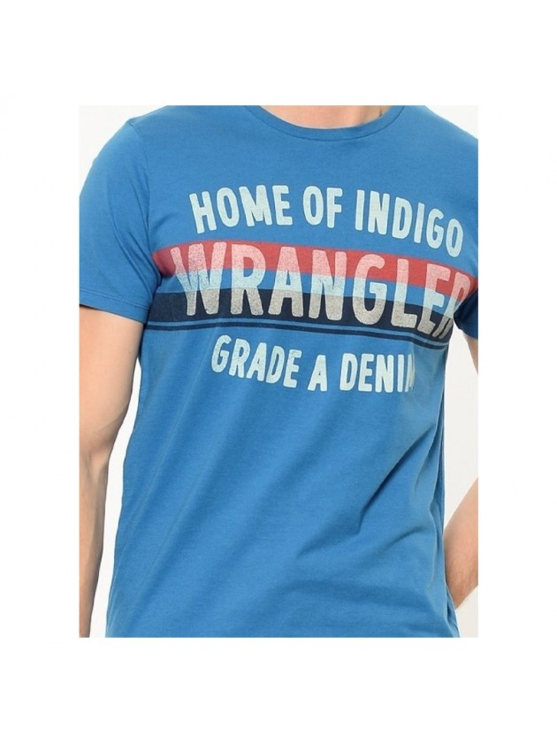 WRANGLER T-SHIRT LIGHT BLUE
