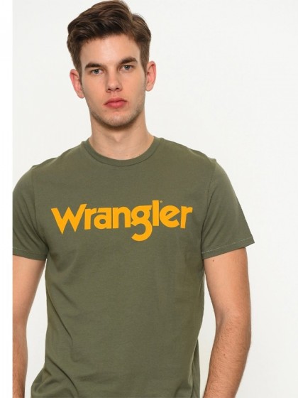WRANGLER T-SHIRT OLIVE GREEN