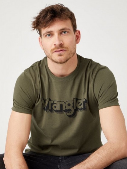 WRANGLER T-SHIRT OLIVE GREEN