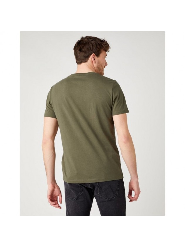 WRANGLER T-SHIRT OLIVE GREEN