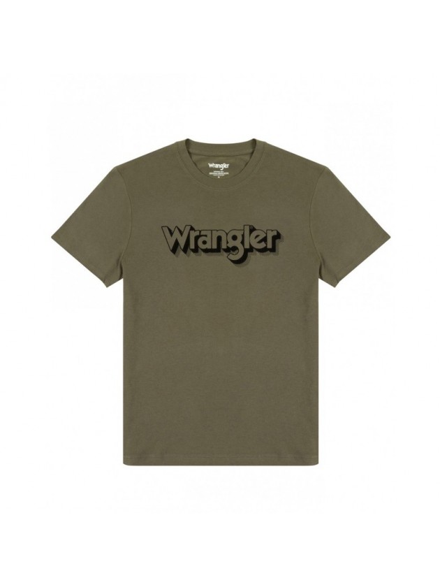 WRANGLER T-SHIRT OLIVE GREEN