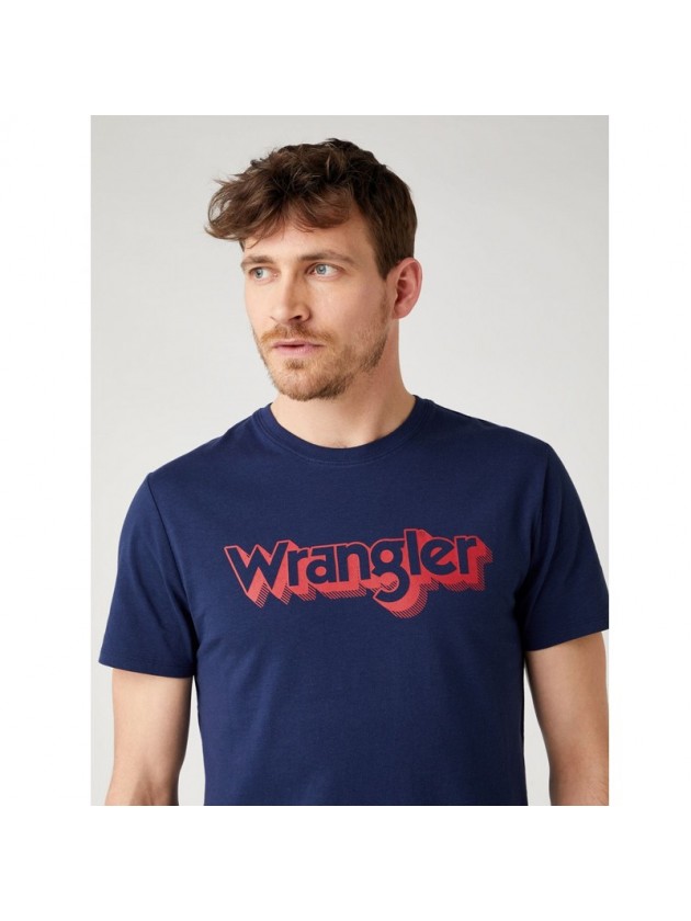 WRANGLER T-SHIRT BLUE