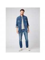 WRANGLER ΜΠΛΟΥΖΑ ΜΕ ΣΤΑΜΠΑ ΓΚΡΙ