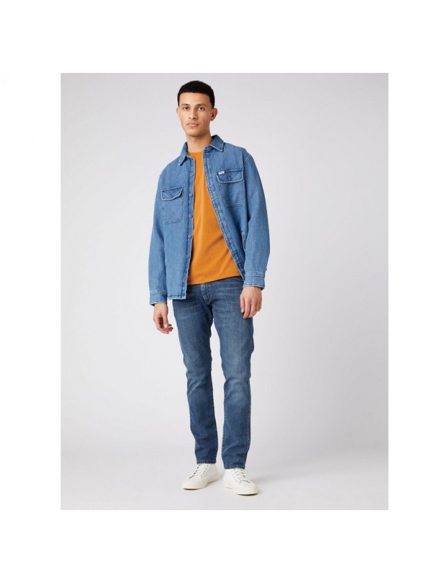 WRANGLER T-SHIRT MUSTARD
