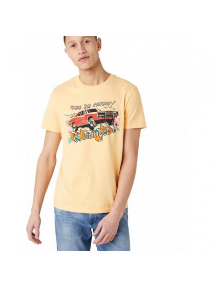 WRANGLER ΜΠΛΟΥΖΑ ΣΤΑΜΠΑ ΚΙΤΡΙΝΗ