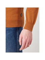 WRANGLER ROLL NECK KNIT NUTMEG MAROON