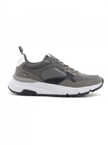 NAUTICA ΠΑΠΟΥΤΣΙΑ SNEAKERS RYAN ΓΚΡΙ