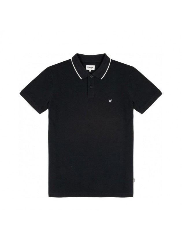 WRANGLER POLO SHIRT BLACK