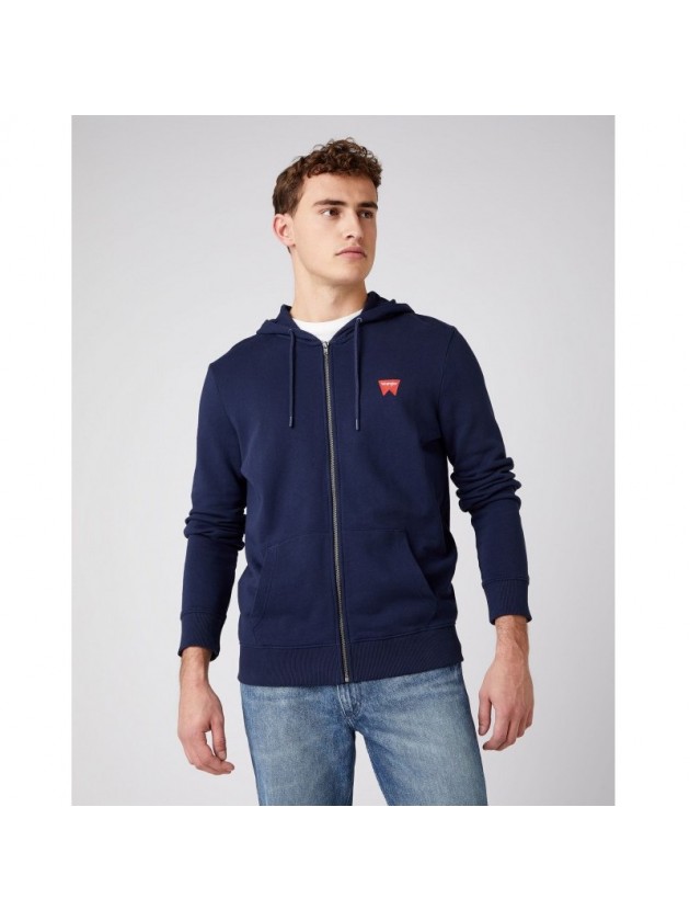 WRANGLER HOODIED JACKET BLUE
