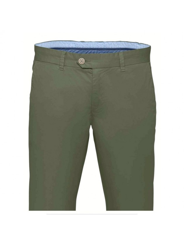 FYNCH HATTON CHINOS OLIVE GREEN