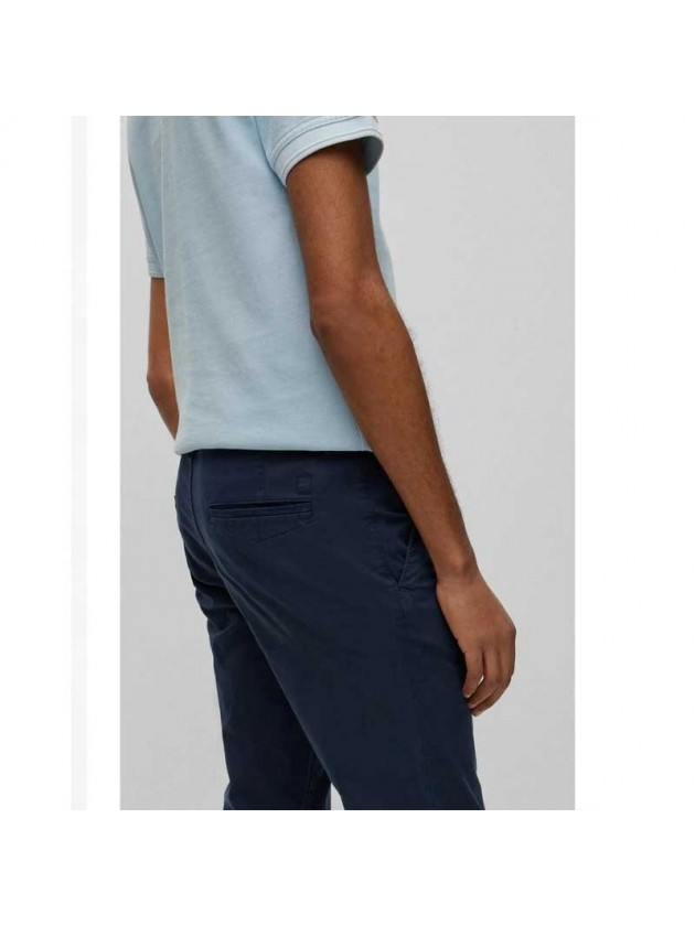 BOSS CHINOS SLIM FIT ΜΠΛΕ