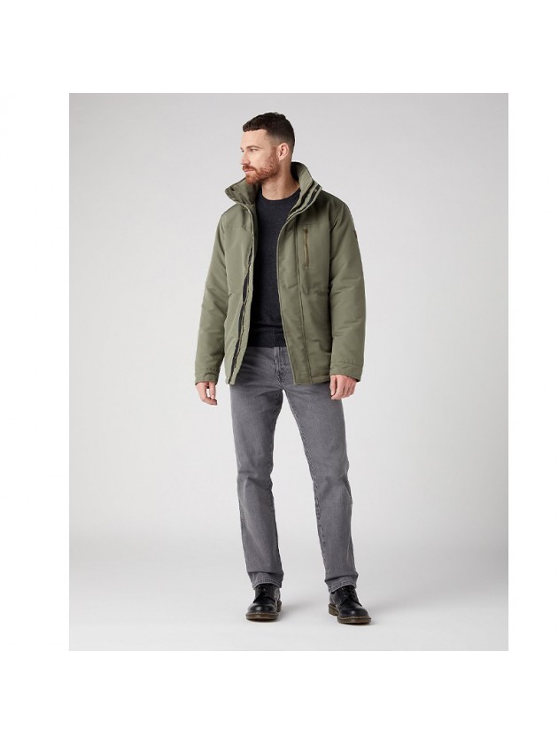 WRANGLER JACKET WITH HOODIE BLACK