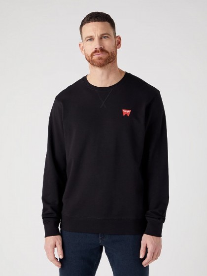 WRANGLER  ΦΟΥΤΕΡ ΛΑΙΜΟΚΟΨΗ ΜΑΥΡΟ