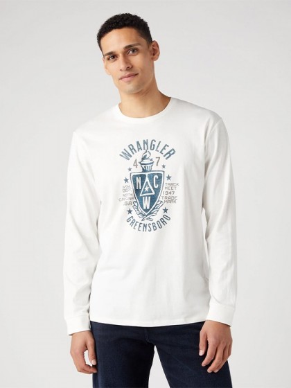 WRANGLER ΜΠΛΟΥΖΑ MAKΡYMANIKH ΛΕΥΚΗ