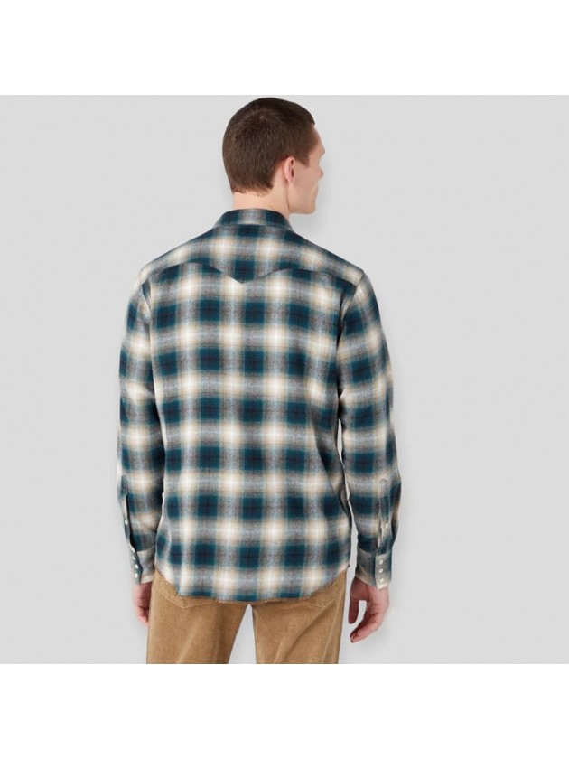 WRANGLER  ΠΟΥΚΑΜΙΣΟ ΚΑΡΩ ΠΡΑΣΙΝΟ