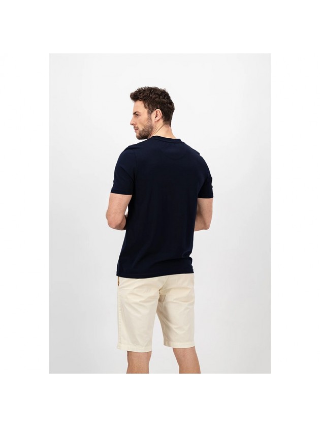 FYNCH-HATTON ΜΠΛΟΥΖΑ ΜΕ ΣΤΑΜΠΑ NAVY