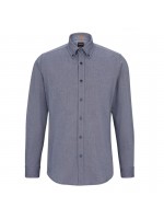 BOSS SHIRT WITH BUTTON IN THE COLLAR RAF