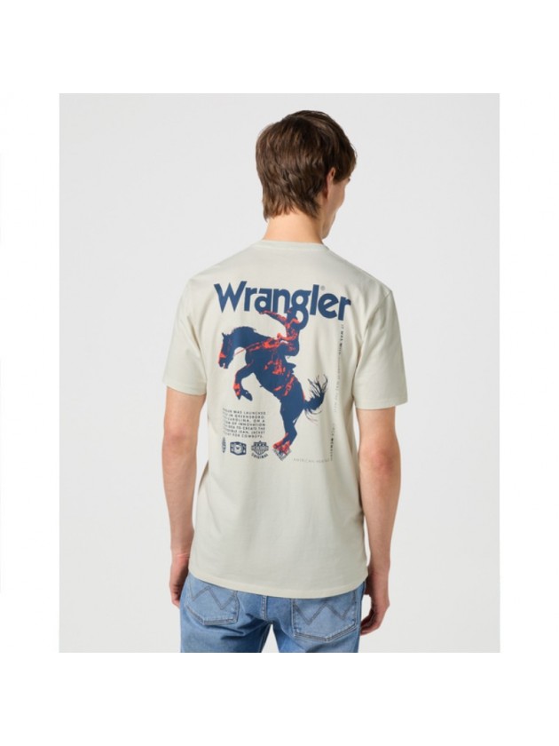 WRANGLER ΜΠΛΟΥΖΑ ΜΕ ΣΤΑΜΠΑ ΛΕΥΚΗ