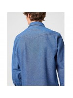 WRANGLER ΠΟΥΚΑΜΙΣΟ JEAN ΜΠΛΕ