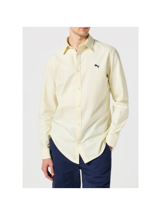 WRANGLER ΠΟΥΚΑΜΙΣΟ OXFORD ΚΙΤΡΙΝΟ
