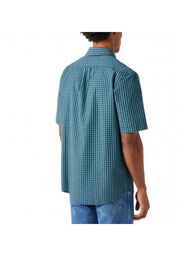WRANGLER ΠΟΥΚΑΜΙΣΟ ΚΑΡΩ ΜΠΛΕ