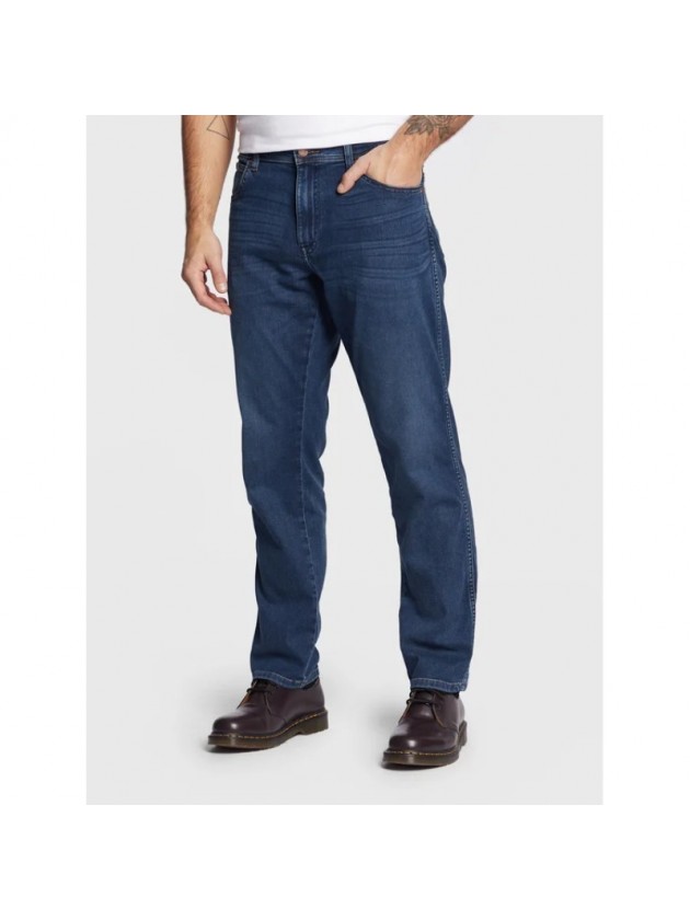 WRANGLER FABRIC TROUSER BLUE