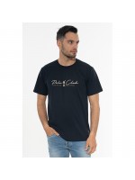 ORIGIN ΜΠΛΟΥΖΑ  ΜΠΛΟΥΖΑ ΣΤΑΜΠΑ ΜΠΛΕ plus size