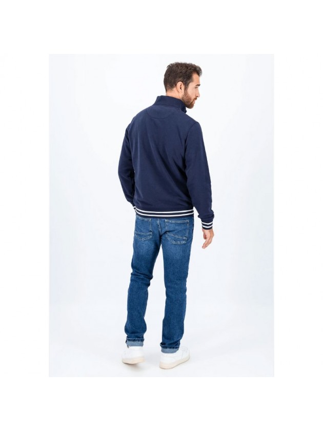 FYNCH HATTON ΦΟΥΤΕΡ ZIP ΑΝΑΓΛΥΦΟ NAVY