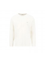 FYNCH HATTON ΜΠΛΟΥΖΑ ΜΑΚΡΥ ΜΑΝΙΚΙ OFF WHITE