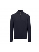 FYNCH HATTON ΠΛΕΚΤΟ ZIP ΑΝΑΓΛΥΦΟ NAVY