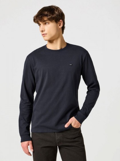 WRANGLER ΜΠΛΟΥΖΑ ΜΕ ΣΤΑΜΠΑ ΜΑΥΡΗ